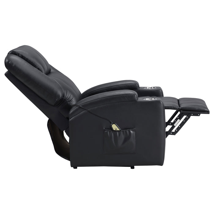 Armstrong - Upholstered Power Lift Massage Recliner