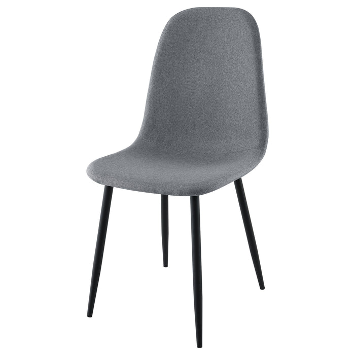 Dennison - Upholstered Dining Side Chair (Set of 4) - Grey