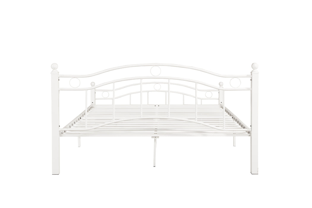 Metal Bed Frame With Headboard And Footboard