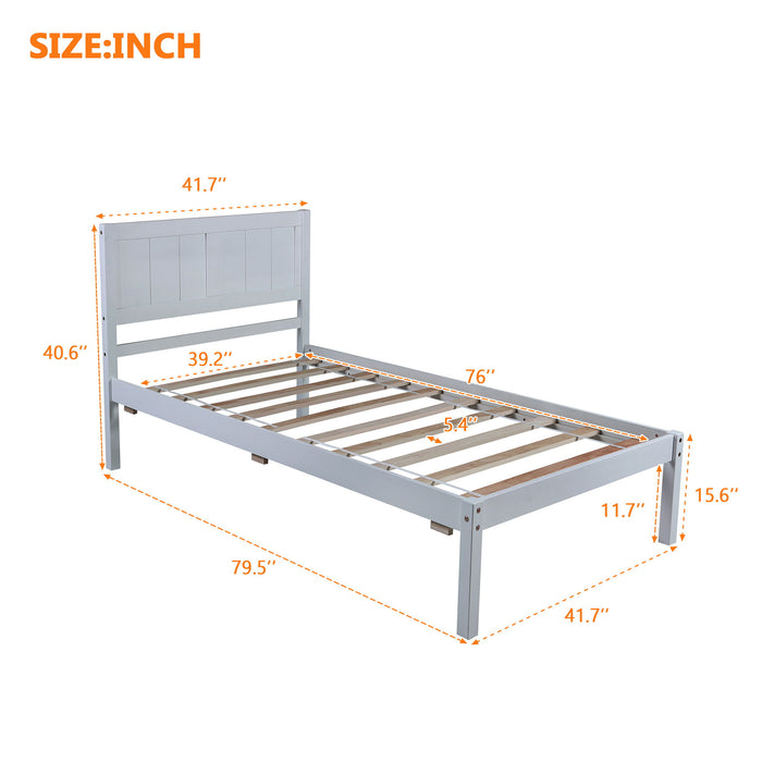 Platform Bed With Headboard