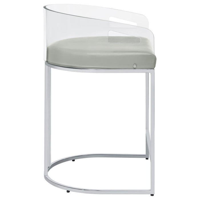 Thermosolis - Acrylic Back Stools (Set of 2)