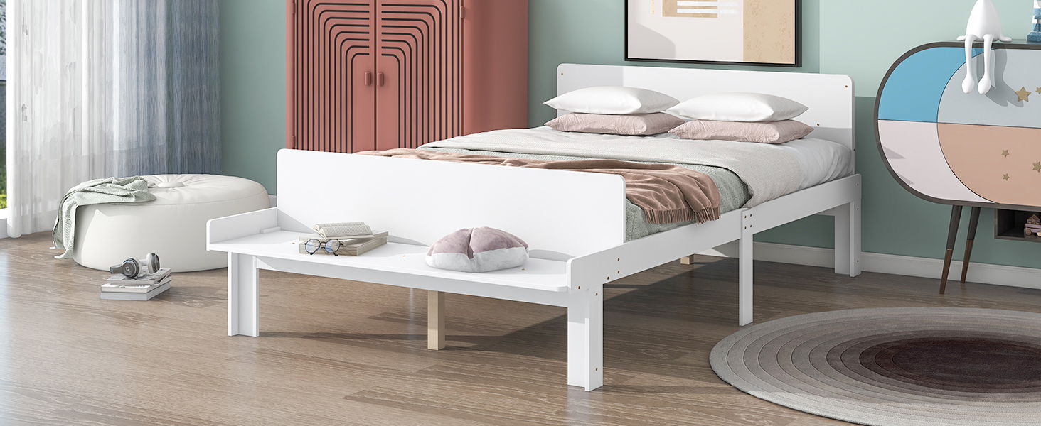 Bed With Footboard Bench