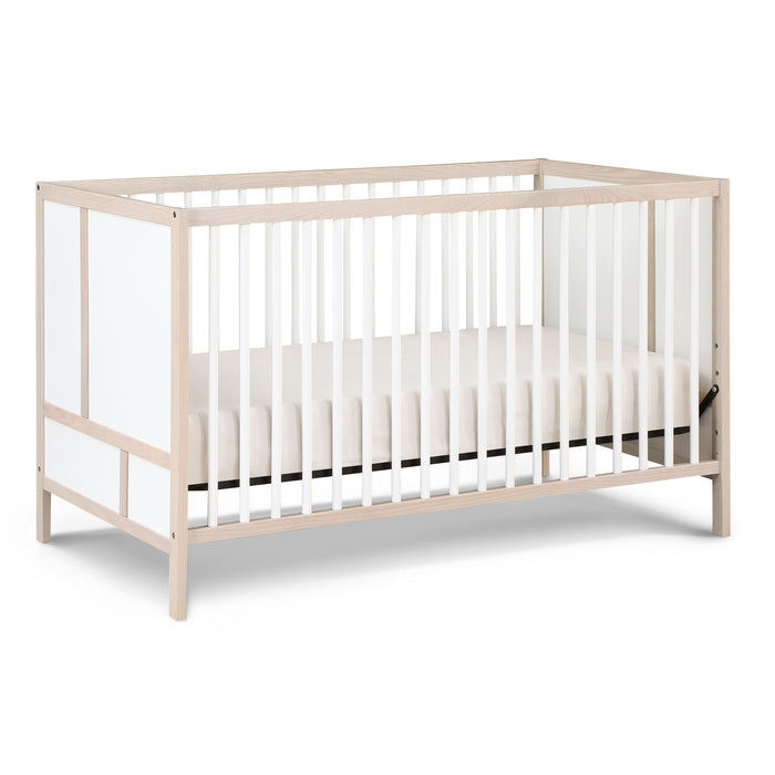 Pixie Finn - 3-in-1 Crib - Washed Natural/White