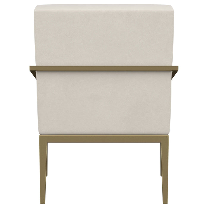 Kirra - Upholstered Metal Arm Accent Chair