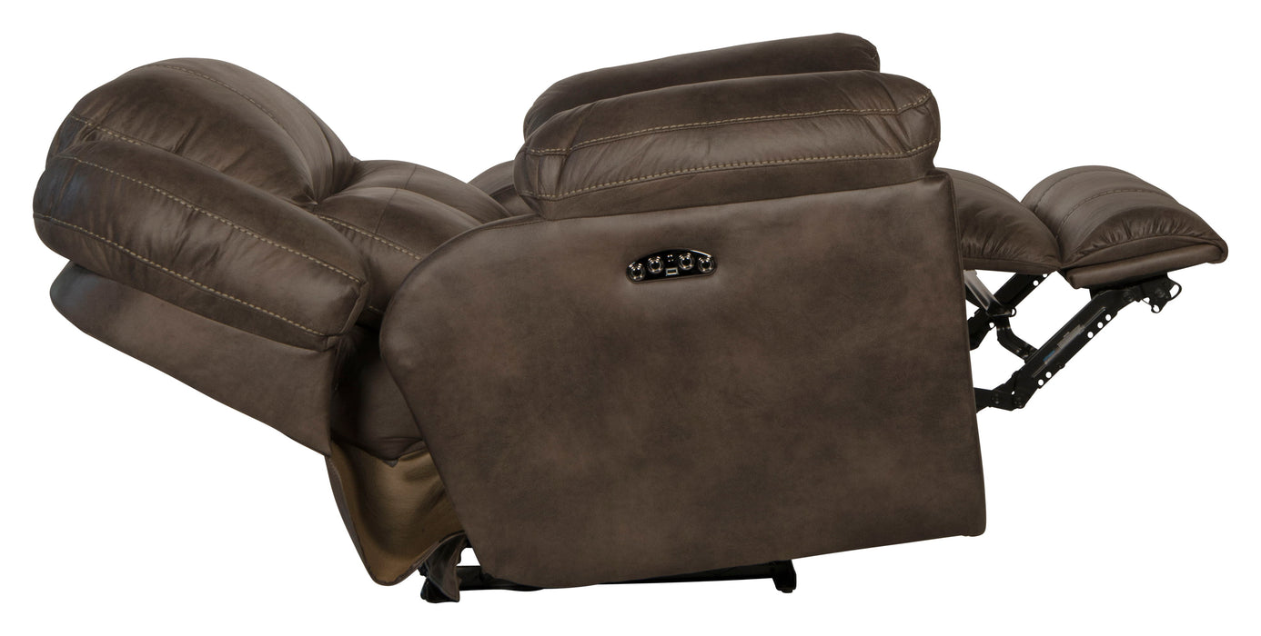 Ferrington - Power Lay Flat Recliner with Power Adjustable Headrest