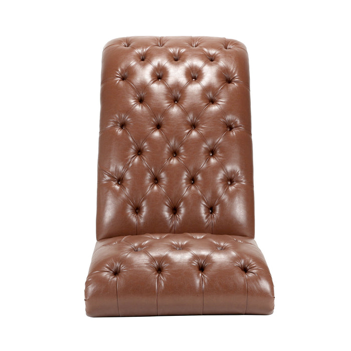 Tufted Armless Chaise Lounge