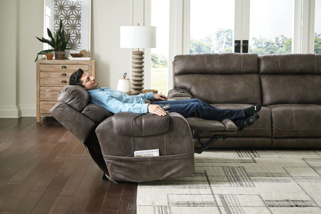 Serenity - Power Recliner With Power Adjustable Headrest And CR3 Heat / Massage / Lumbar