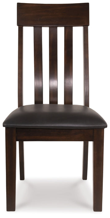 Haddigan - Dark Brown - Dining Uph Side Chair (Set of 2)