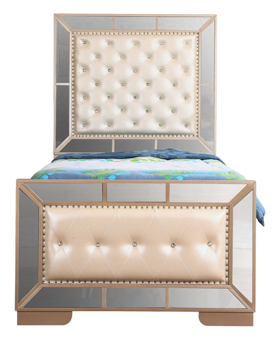 Hollywood Hills - G8100A-TB Twin  Bed - Pearl