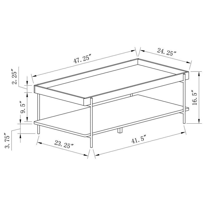 Fallon Rectangular Engineered Wood Table