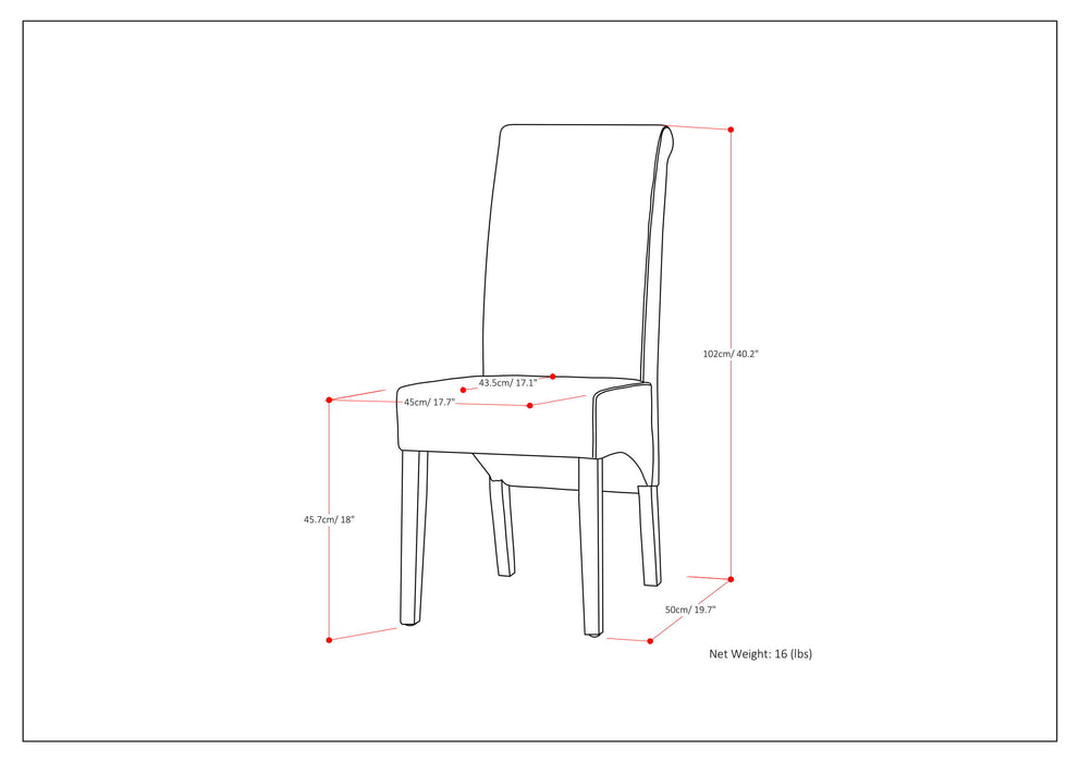 Avalon - Deluxe Parson Dining Chair (Set of 2)