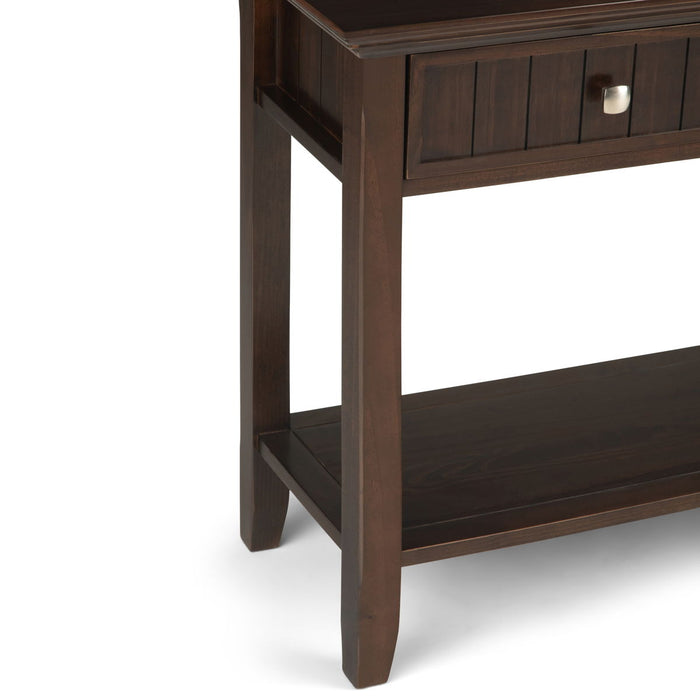 Acadian - Wide Console Sofa Table - Brunette Brown