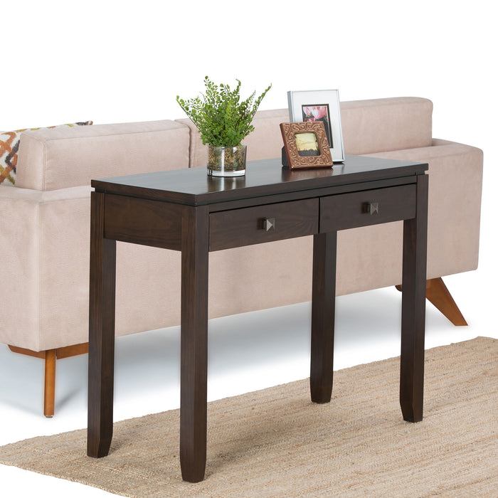 Cosmopolitan - Console Sofa Table - Mahogany Brown