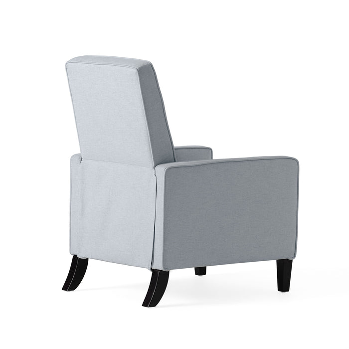 Minimalist Design Fabric Push Back Chair