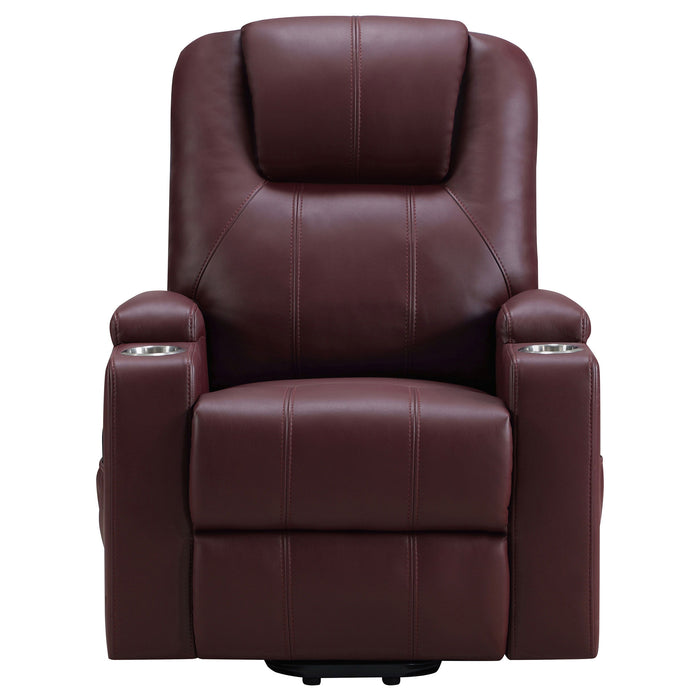 Armstrong - Upholstered Power Lift Massage Recliner