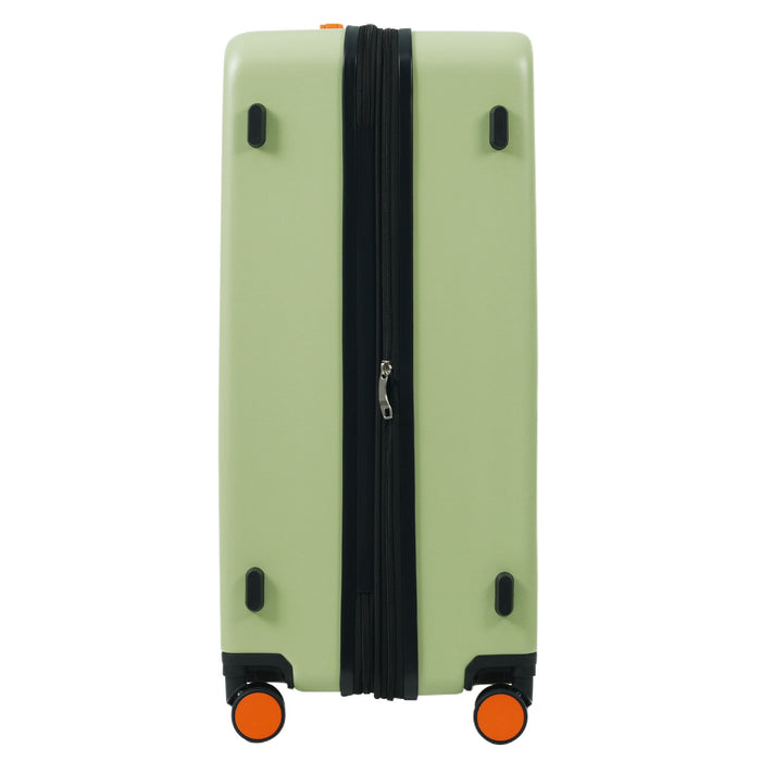 Hardshell Luggage Sets 3 Pieces Contrast Color Suitcase With Spinner Wheels And Tsa Lock 20" 24" 28" Available