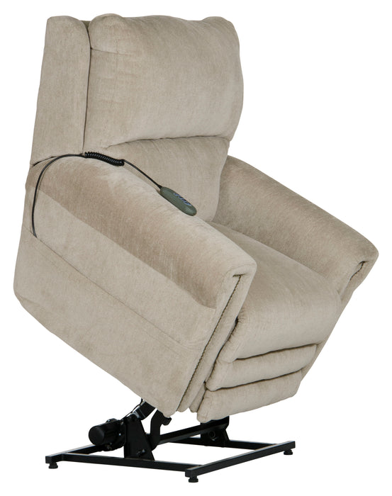 Warner - Power Headrest With Lumbar Power Lay Flat Recliner