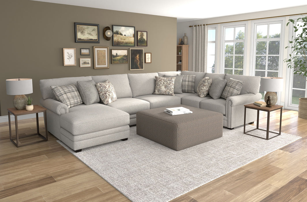 Livingston - Sectional With Comfort Coil Seating And Accent Pillows