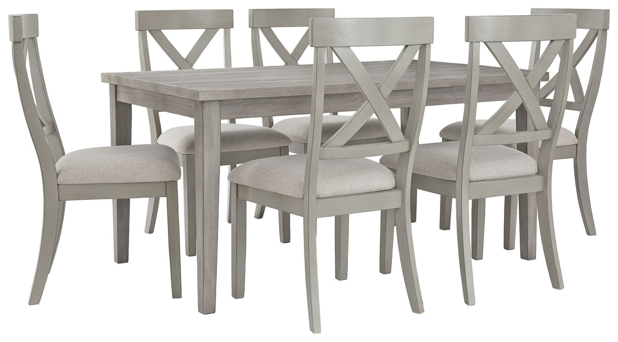 Parellen - Gray - Rectangular Dining Room Table