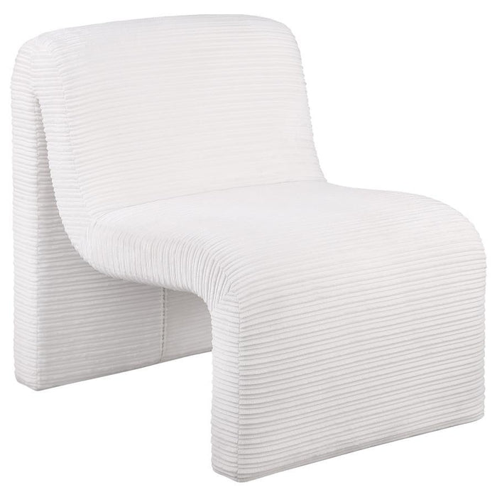 Drayton - Upholstered Curved Armless Accent Chair