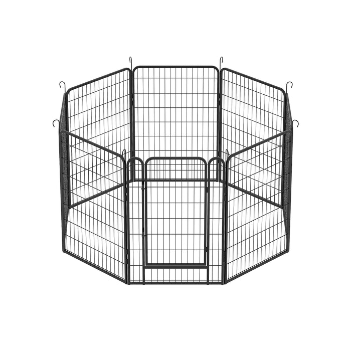 Heavy Duty Metal Playpen With Door, Dog Fence Pet Exercise Pen