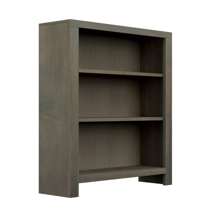 Bridgevine Home - Joshua Creek 36" High 3-Shelf Bookcase - Barnwood Finish