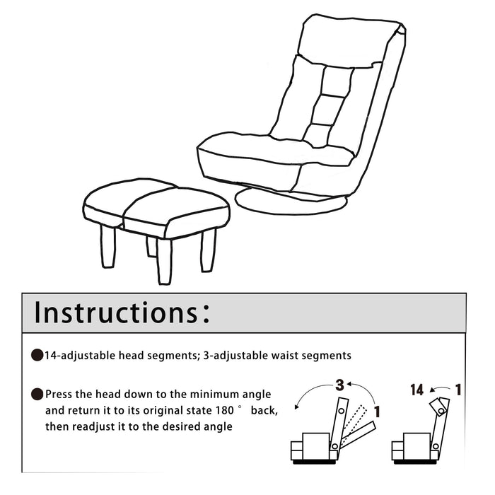 Reclining Chair - Gray