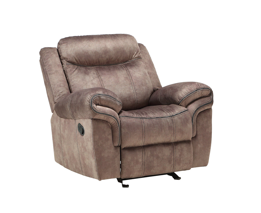 Zubaida - Two Tone Velvet 3 Piece Recliner Living Room Set