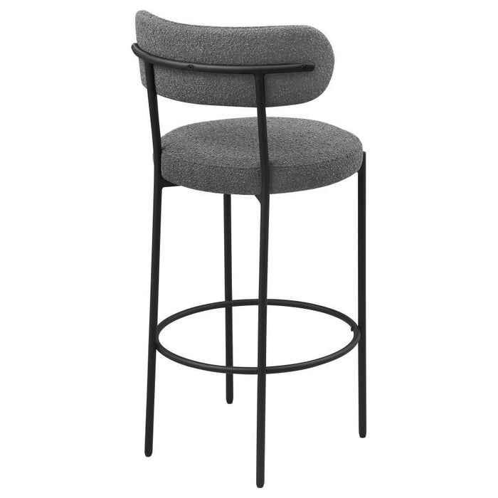 Viola - Boucle Upholstered Bar Stool (Set of 2)