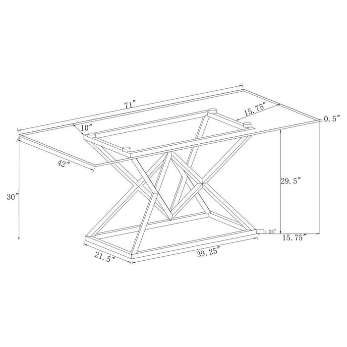 Beaufort - Rectangular Dining Set