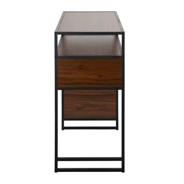 Display - Farmhouse Bar Height Table With Storage Space