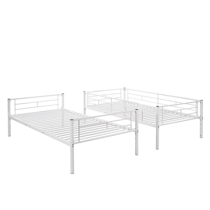 Twin Over Twin Metal Bunk Bed