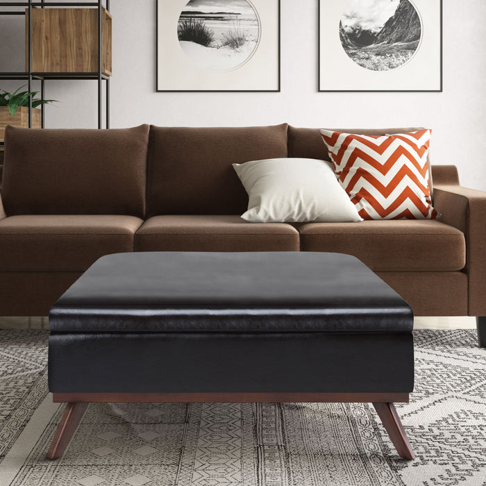 Owen - Square Coffee Table Storage Ottoman