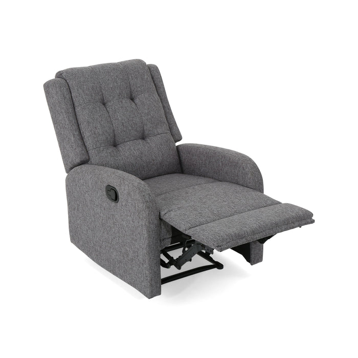 Manual Wide Standard Recliner - Charcoal