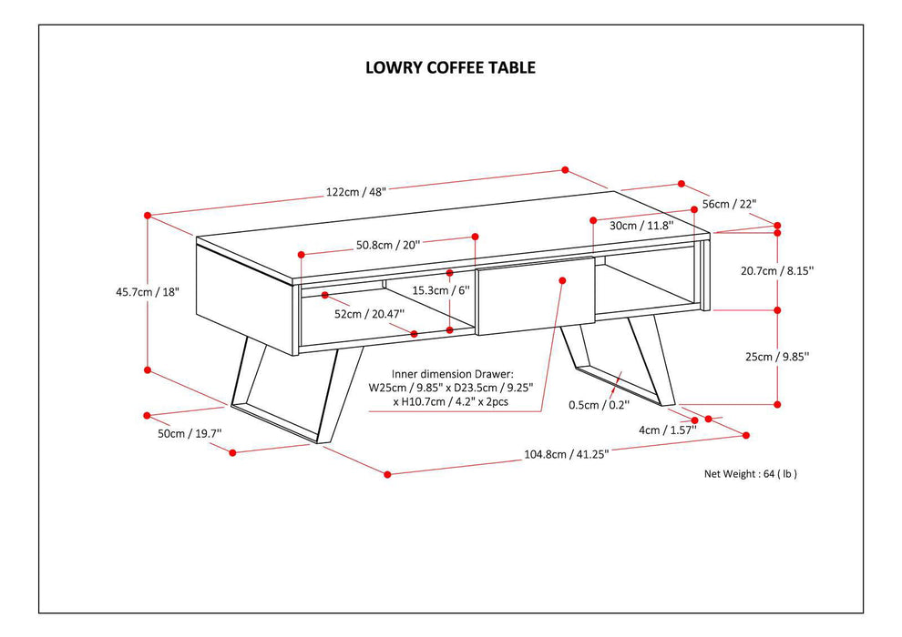 Lowry - Coffee Table