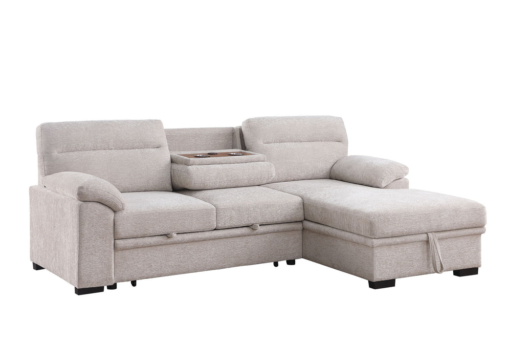 Kipling II - 92.5" Sleeper Sectional Sofa