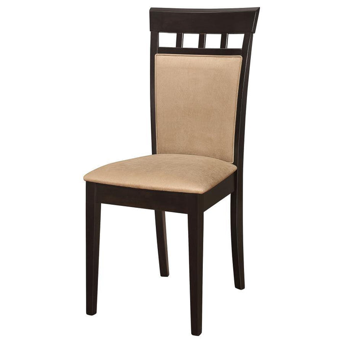 Gabriel - Upholstered Side Chairs (Set of 2) - Cappuccino And Tan