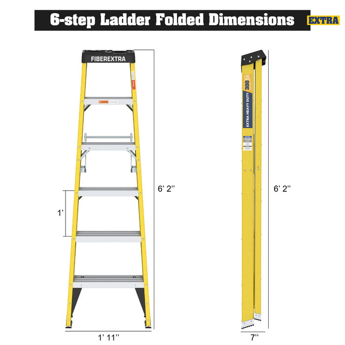 High Quality Fibreglass Step Ladder