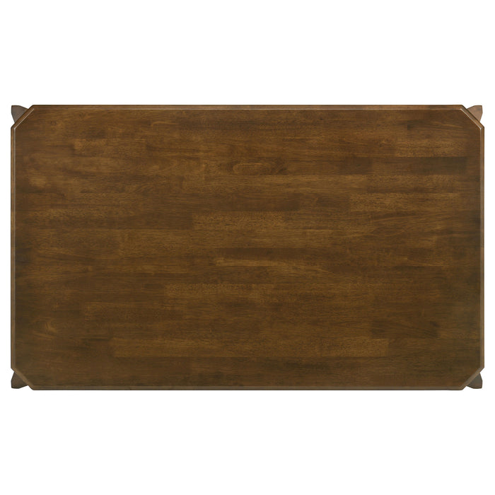 Almonte - Rectangular Wood Dining Table - Dark Brown