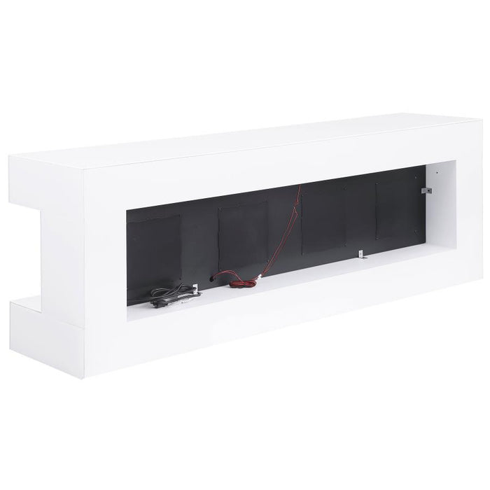 Vallerie - TV Stand With Visual Flame Box