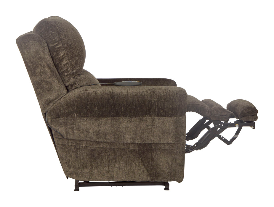 Warner - Power Headrest With Lumbar Power Lay Flat Recliner