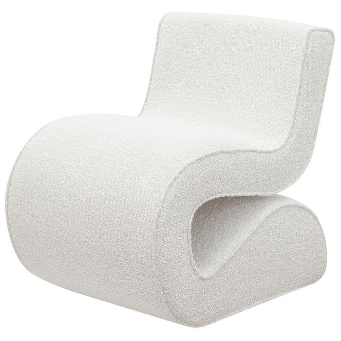 Ronea - Boucle Upholstered Armless Curved Chair