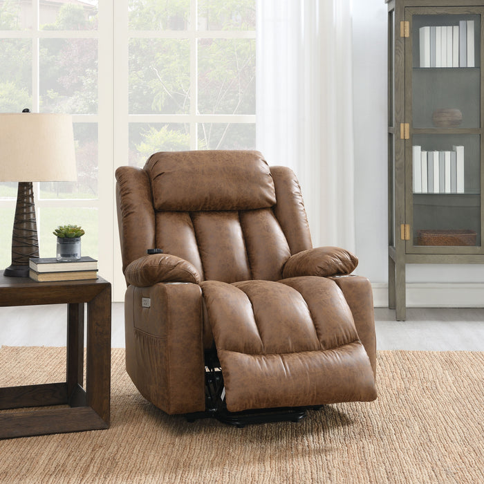 Pacay - Power Motion Recliner With Lift Heating Massage Function