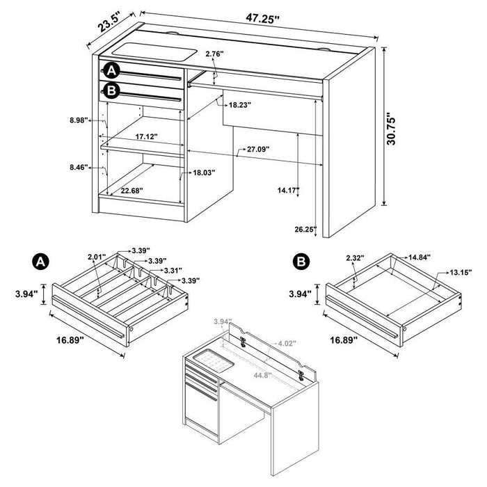 Halston - Office Computer Desk