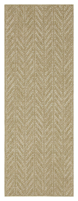 Earth - 5'3" X 7'3" Indoor, Outdoor Area Rug - Natural / White