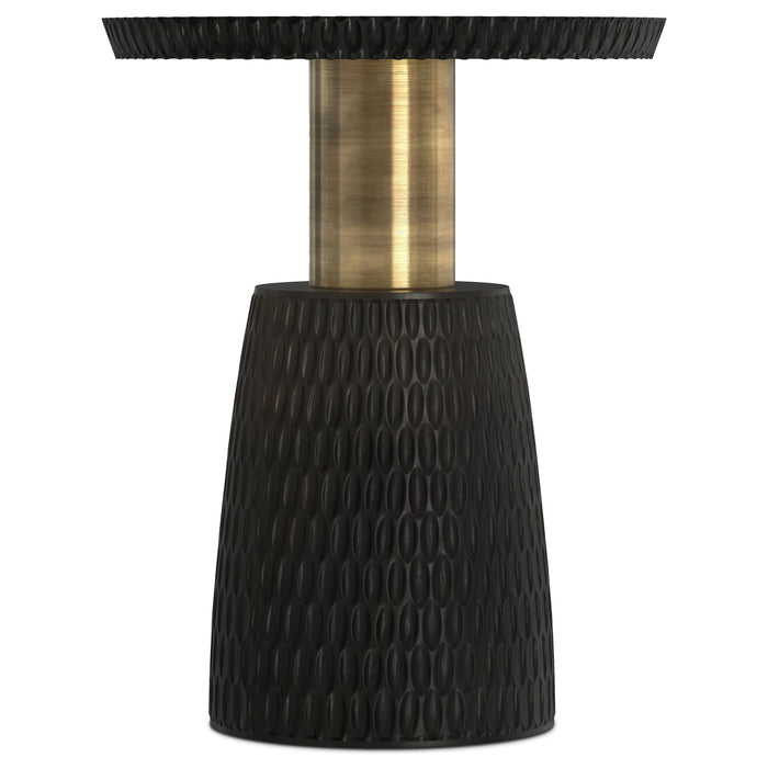 Breanna - Side Table - Black, Gold