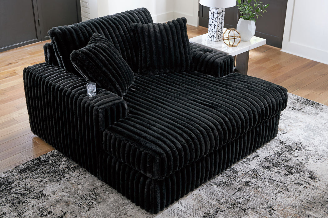 Midnight-madness - Onyx - Oversized Chaise