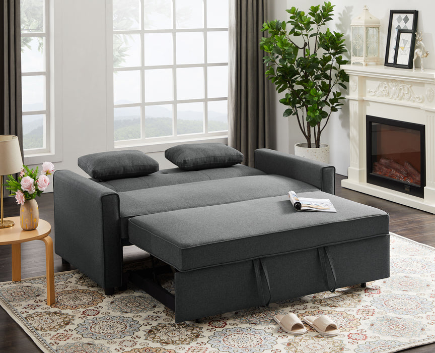 Fairborn - Upholstered Sleeper Sofa - Dark Gray