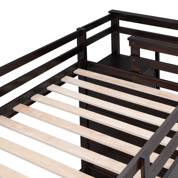 Bunk Bed With Trundle And Staircase