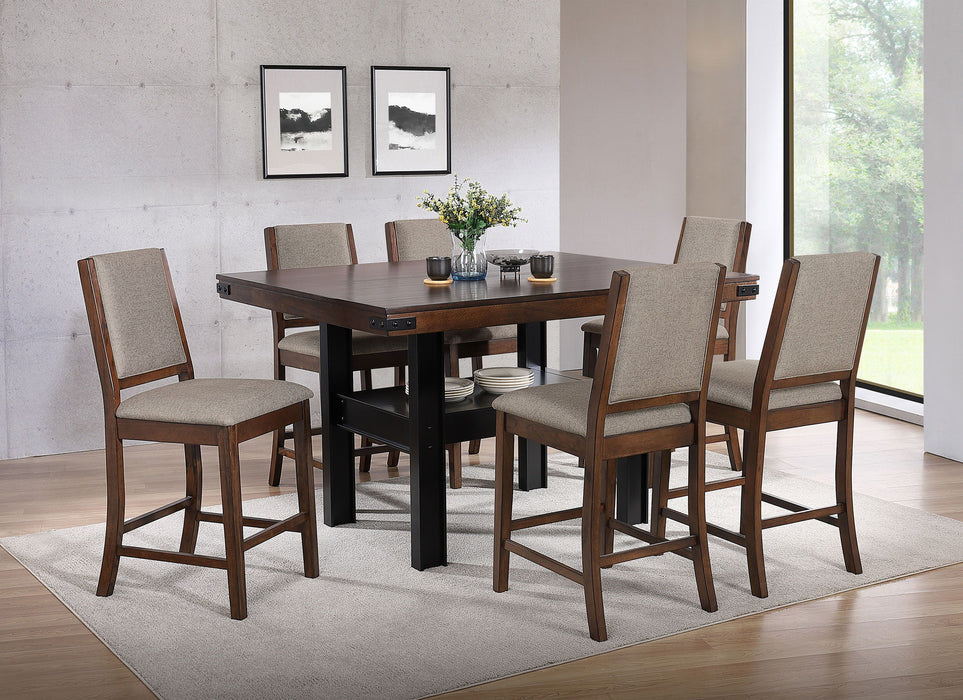 Patterson - 60-Inch Counter Height Dining Table - Mango Oak